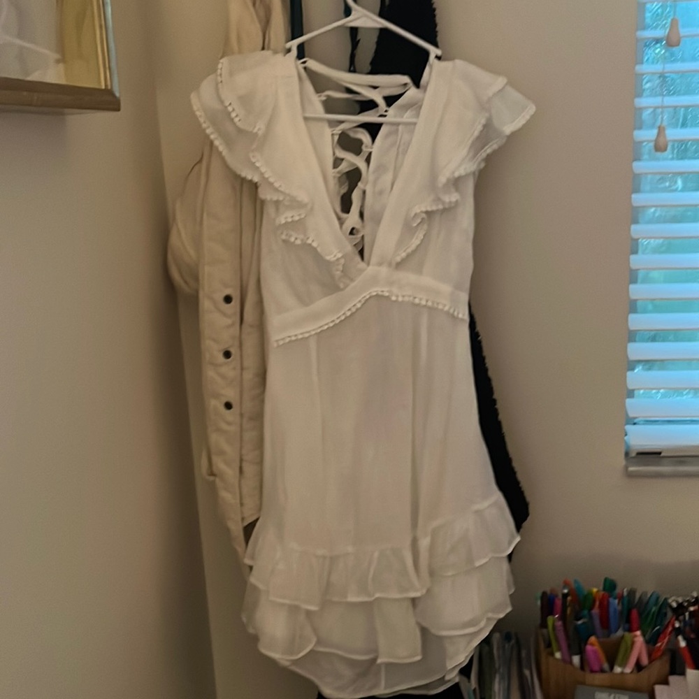 Hello Molly White Weekly Sweetness Dress